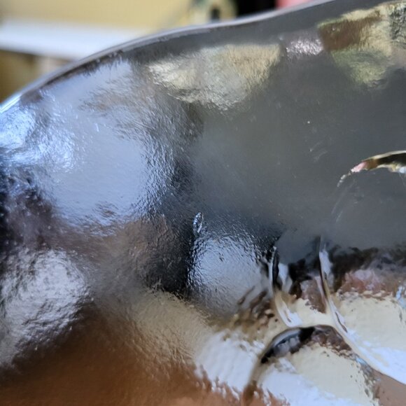 Vintage Kosta Boda grapes "Kosgrap" Crystal Glass Platter Approx 12.5" - Picture 15 of 15